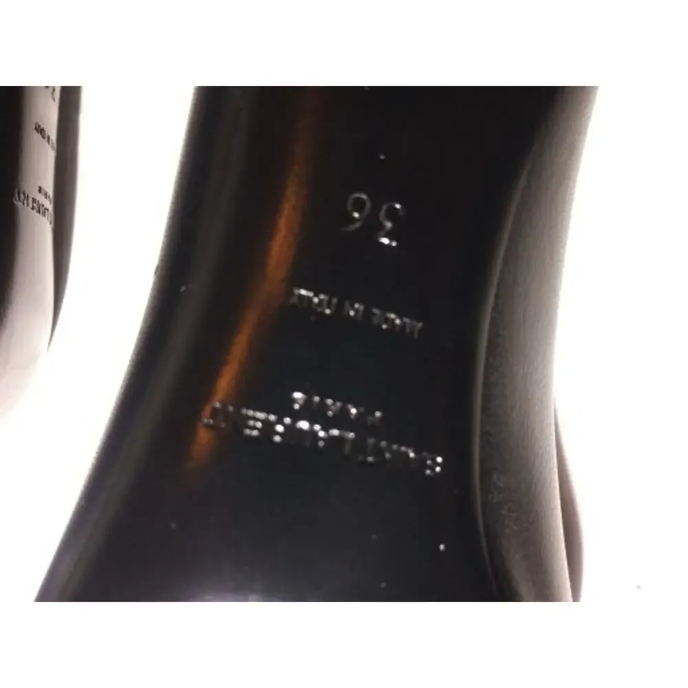 Saint Laurent Anja 105 Escarpin Leather Pump Women's Size 36 - Picture 8 of 10